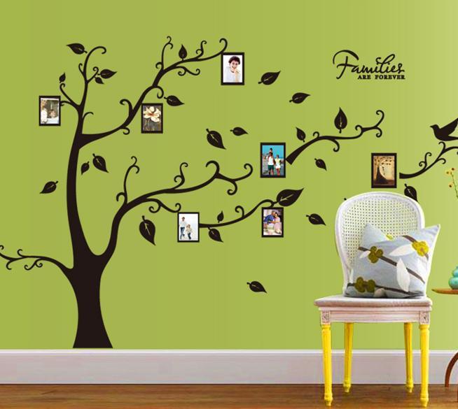 FREE Family Tree with Birds Wall Art Sticker