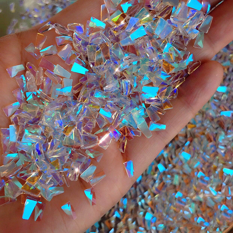 Nagelkunst Diamond Net Red Hot Aurora Diamond Ice Diamond Nail