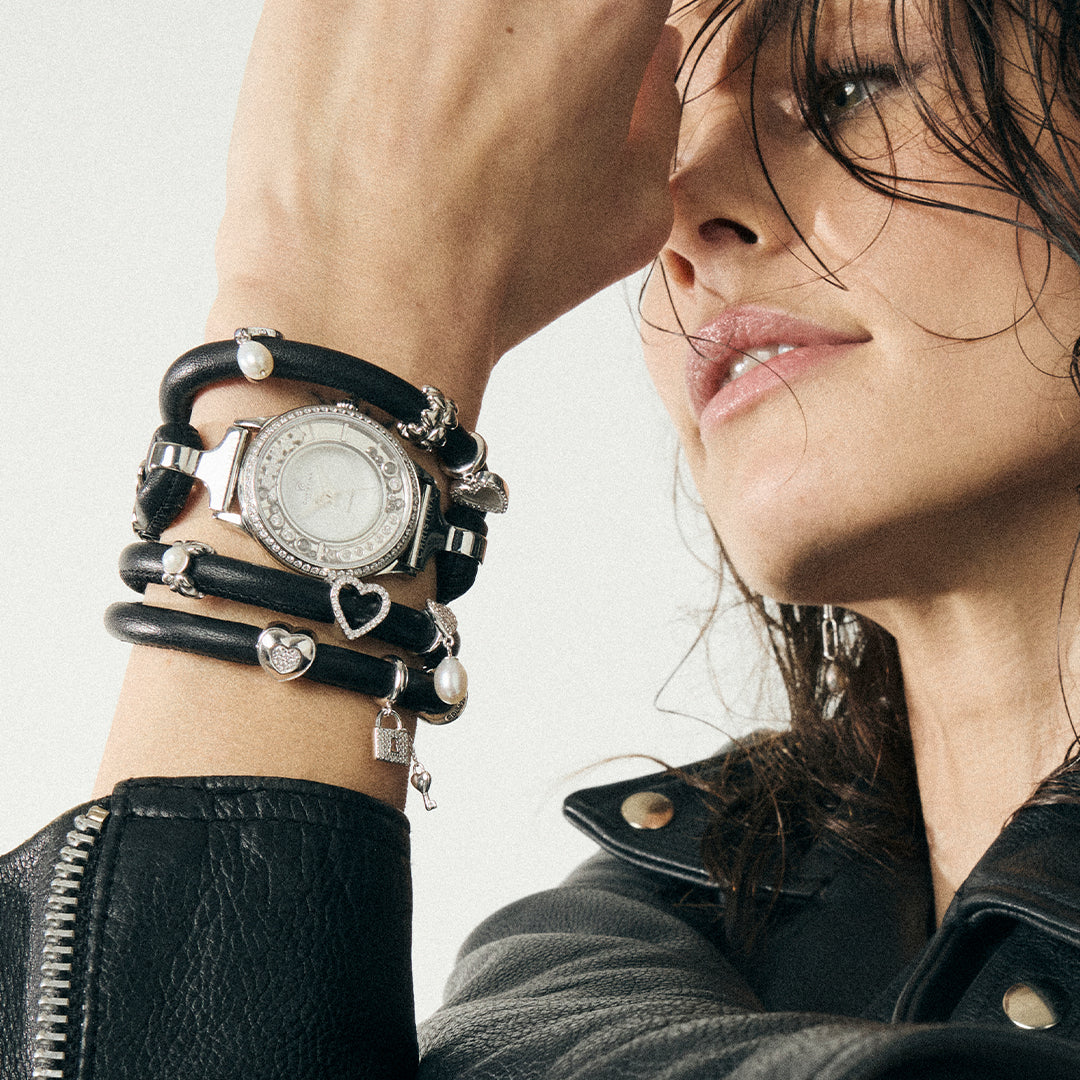 Collect Dame Watch - Polished Steel with 1 Diamant