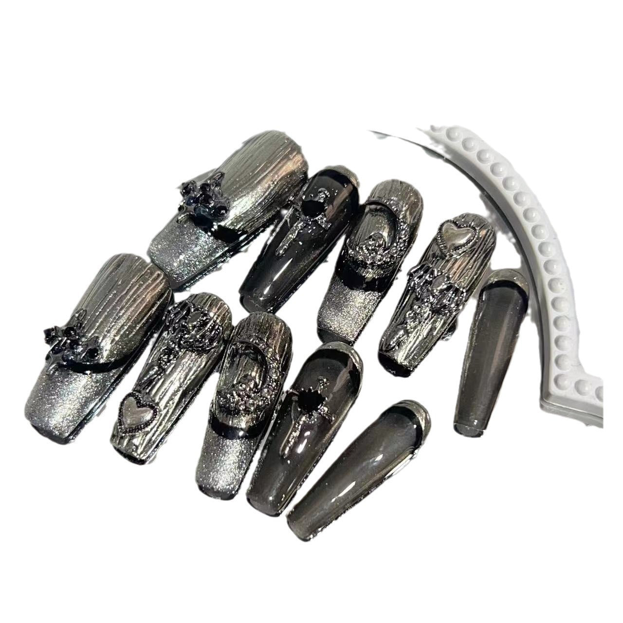 Abnehmbare, schwere Industrie, leichter Luxus, Zirkon, dünn und glitzernd, handgefertigt, Rüstung