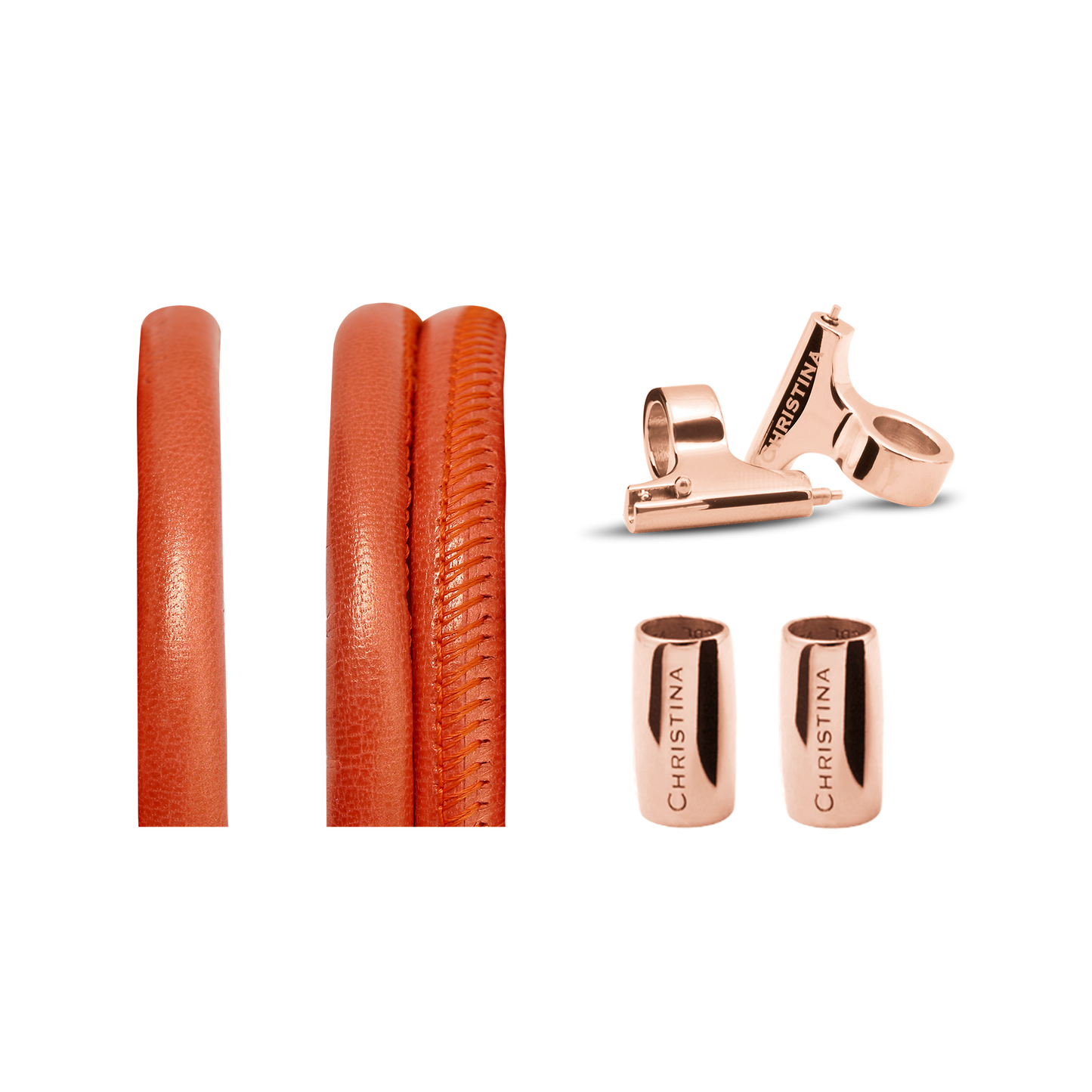 Classic Leather set for Watch - Coral - CHRISTINA