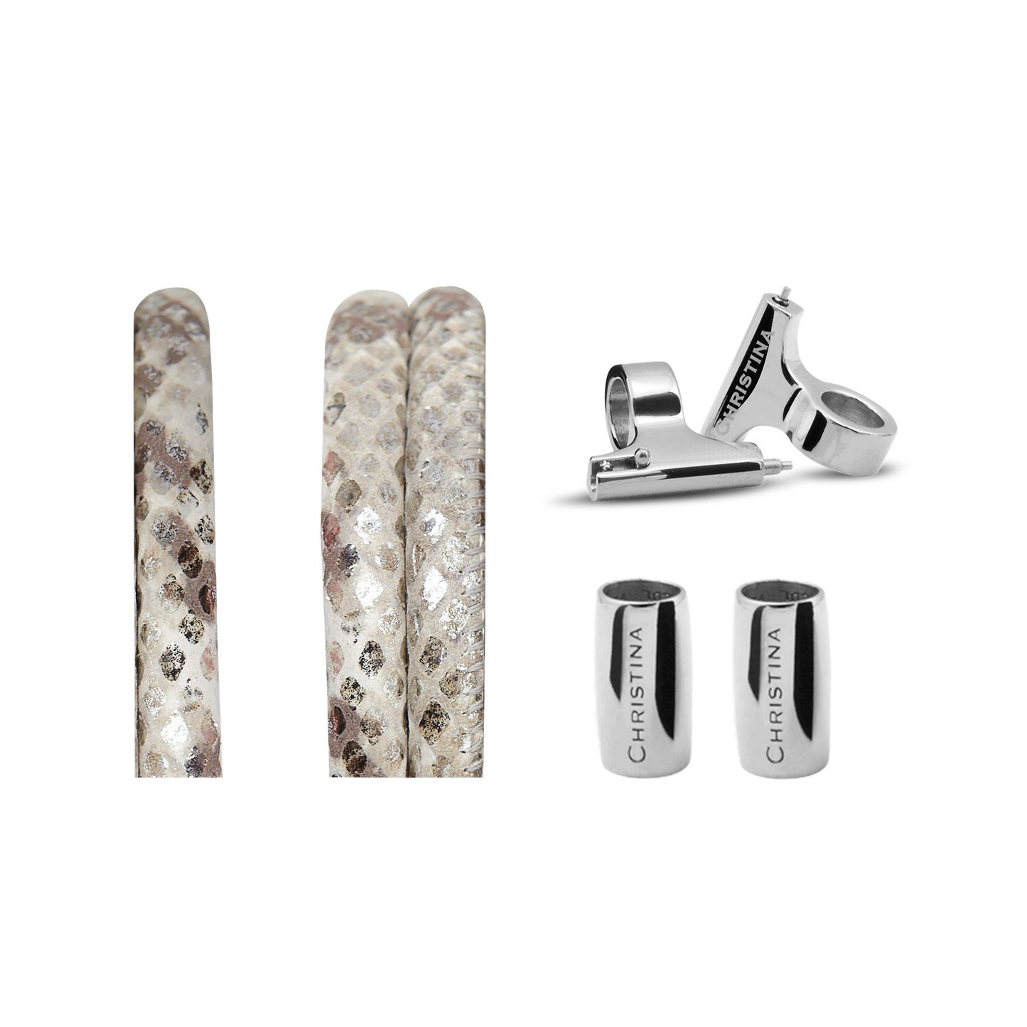 Classic Leather set for Watch - Snake - CHRISTINA