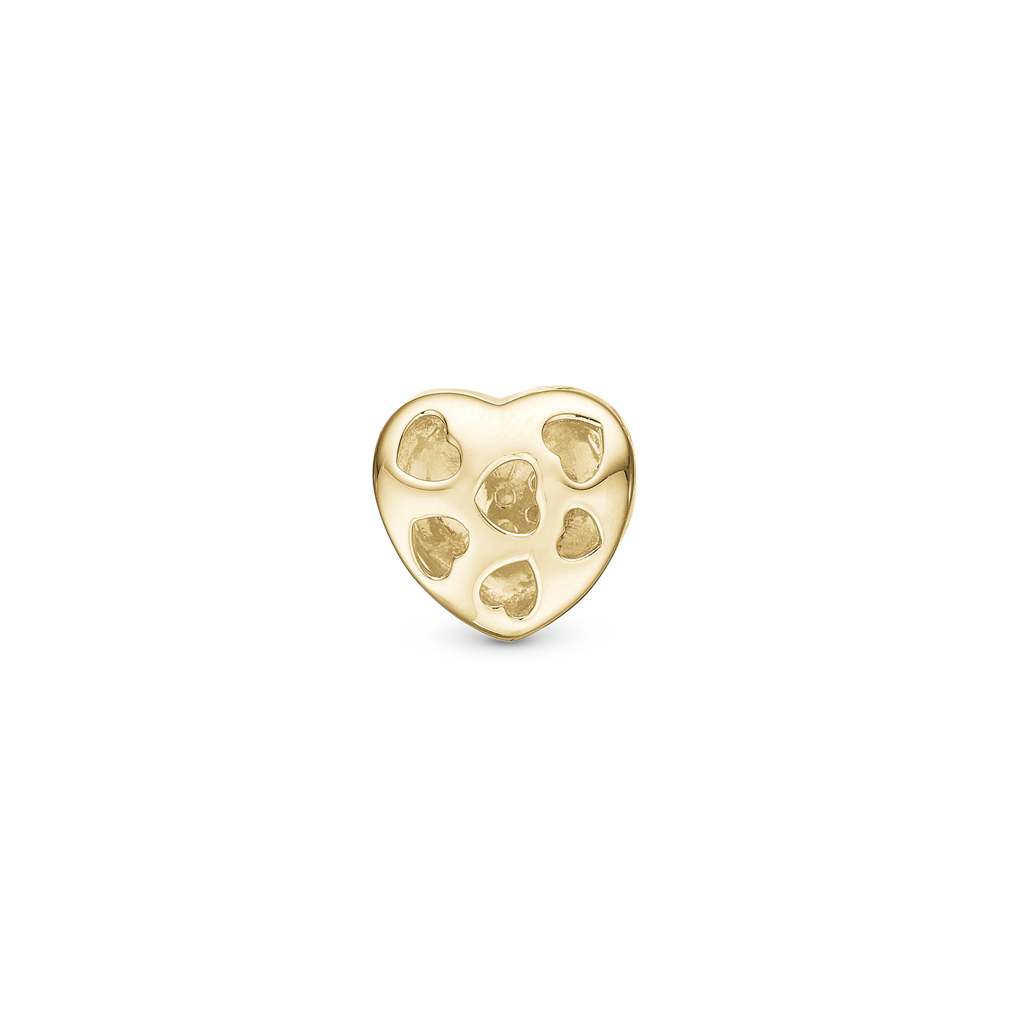 Let Love Shine - Charm 4 mm with Bracelet - Gold-Plated Sterling Silver with 6 Cubic Zirconia