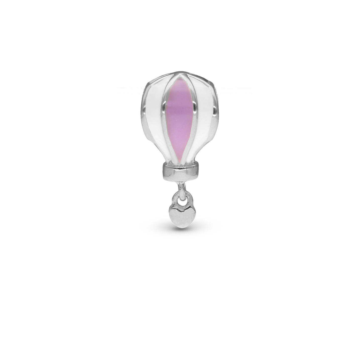 7th Heaven - Charm 4 mm for Bracelet - Polished Sterling Silver