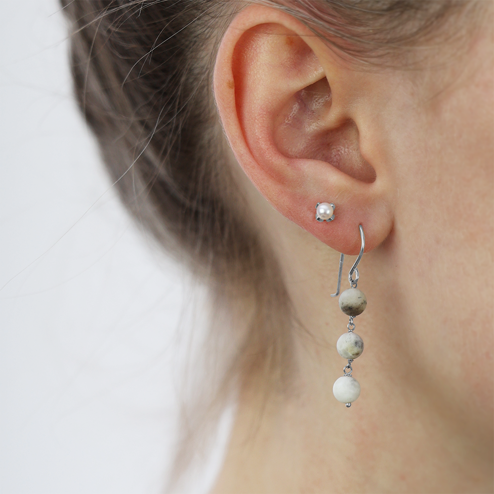 Amazonite øreDrop Earring ØreDrop Earringe - CHRISTINA