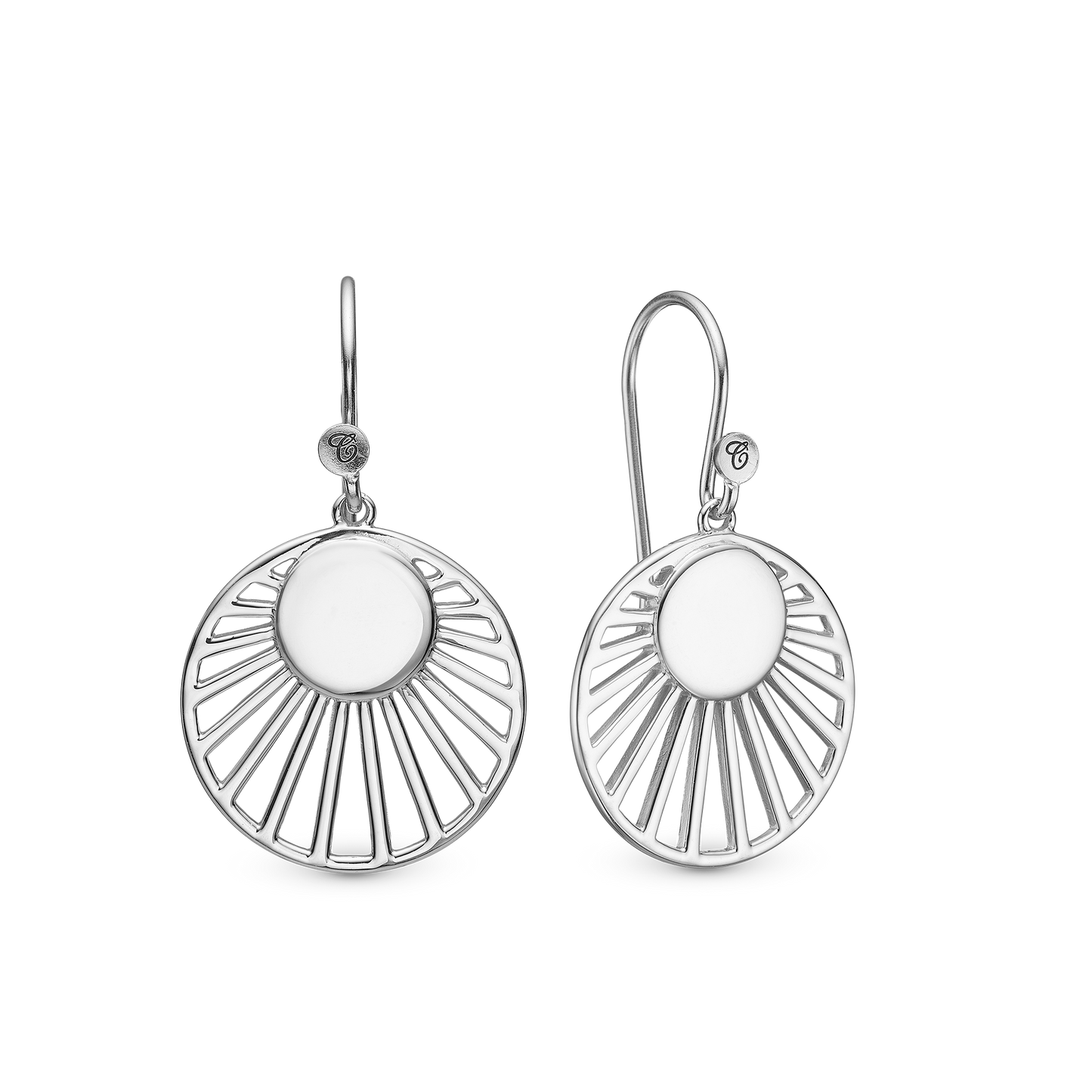 Sunset Hanger Dangle Earring - Sterling Silver