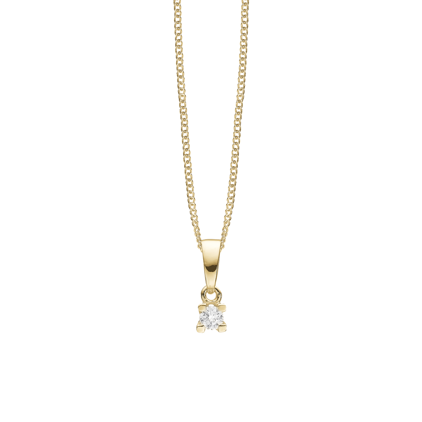 Labgrown Diamond 0,10CT Earring Pendant - CHRISTINA