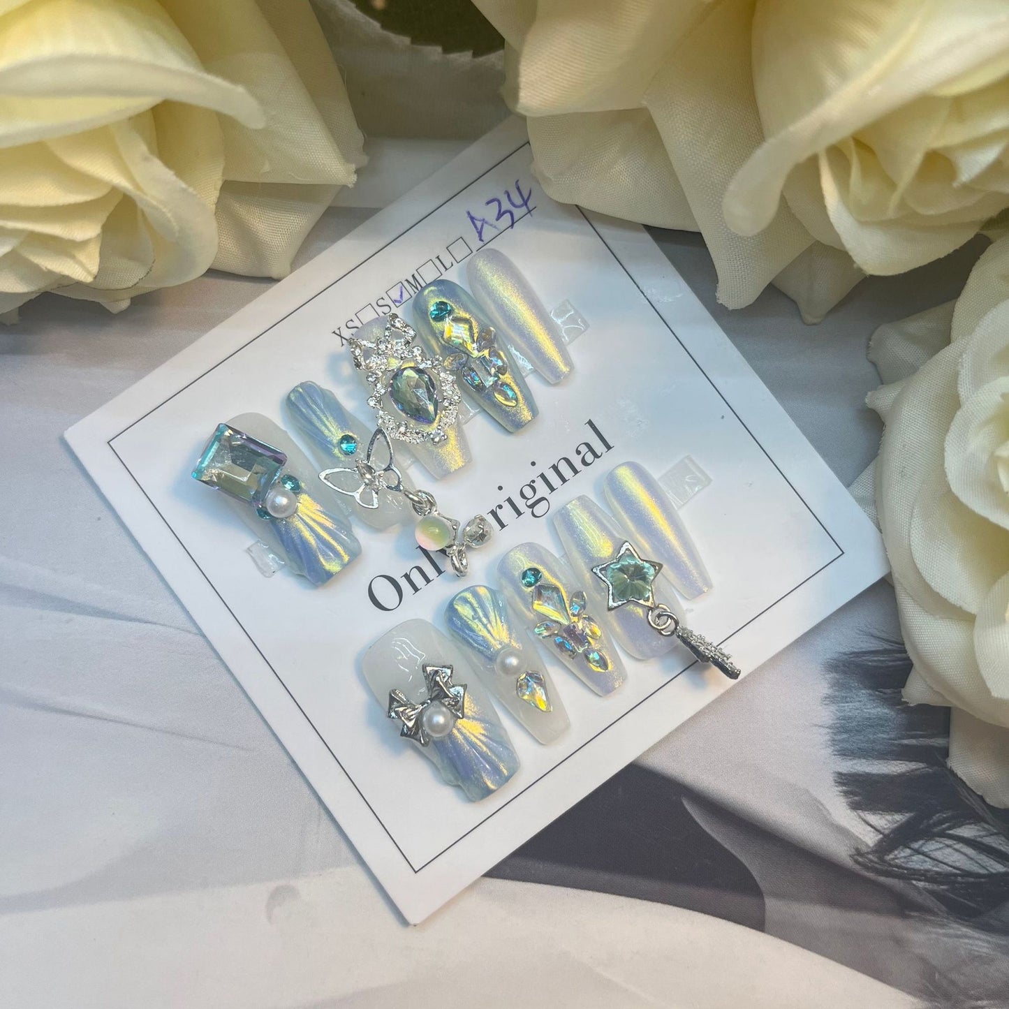 Superweißer, abnehmbarer Flicken