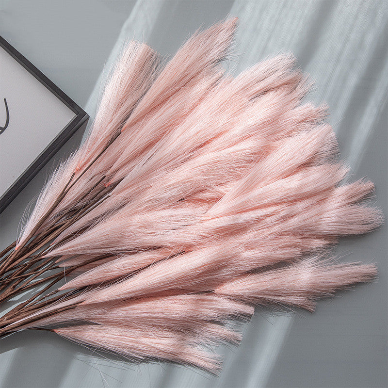 Schilf-Imitationsblumen Hochzeitsdekorationen Ornamente