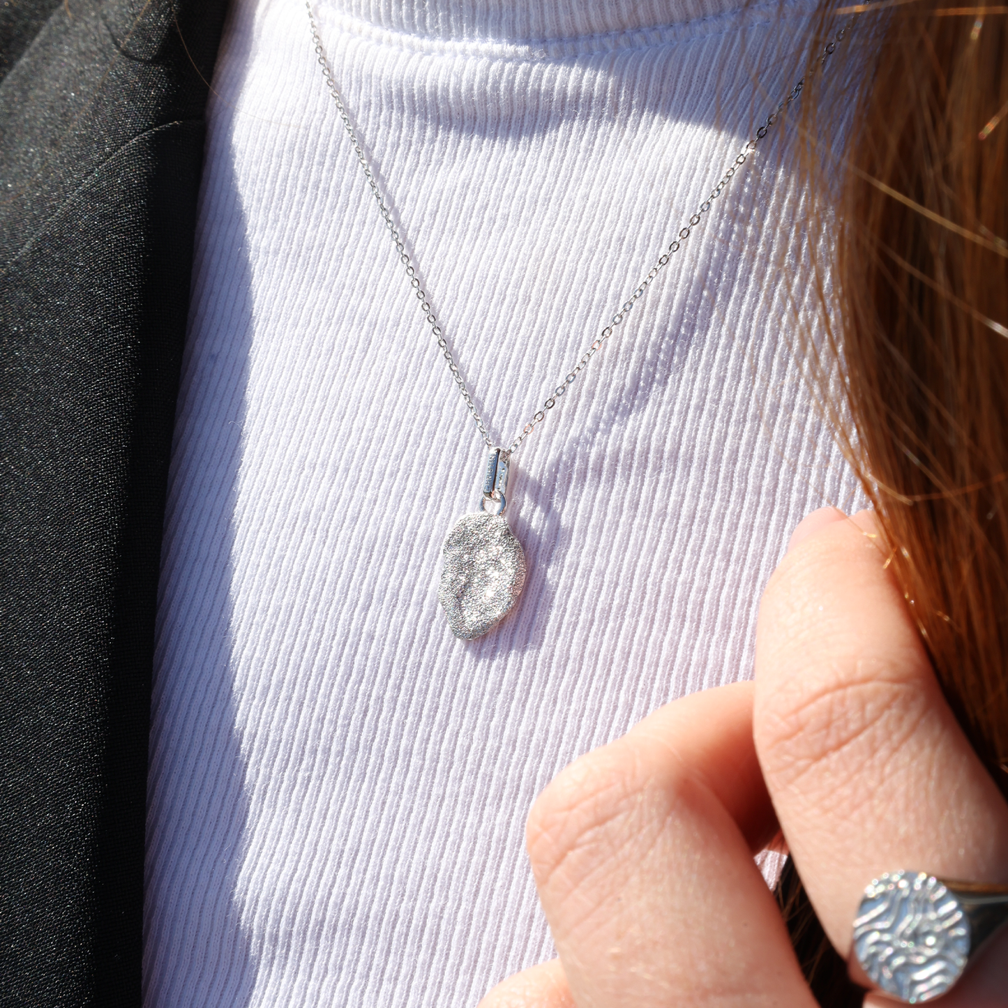 Sparkling Life Earring Pendant - Glitrende Sterling Silver