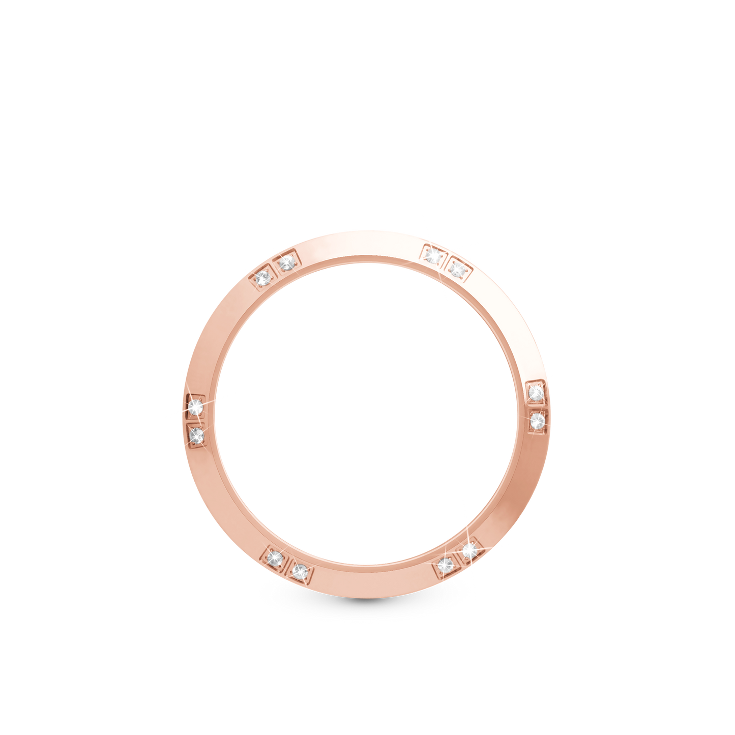 Topring 12 white Safirer Topringe - CHRISTINA