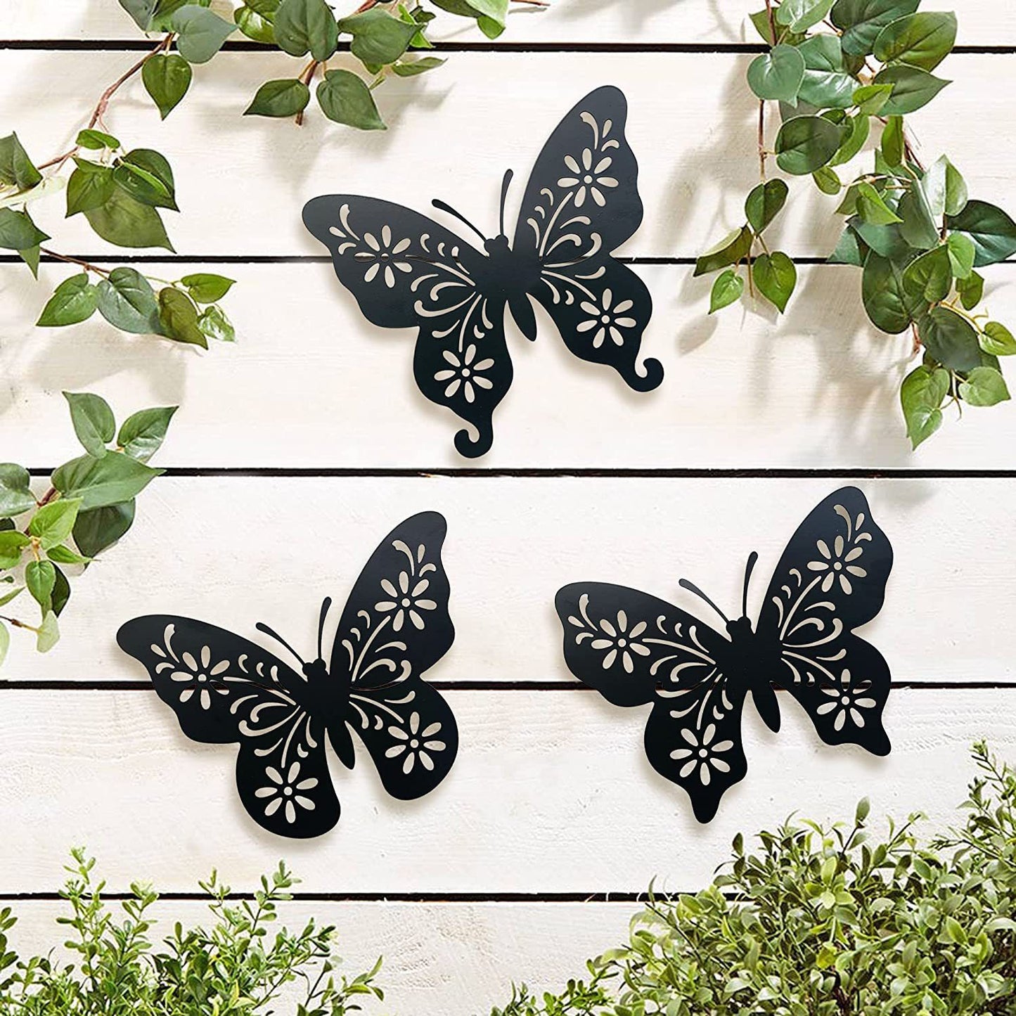 Metal Butterfly Wall Art Decoration Living Room