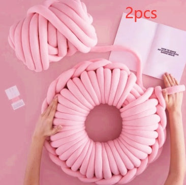 Superdickes, voluminöses Baumwollgarn aus Merinowolle