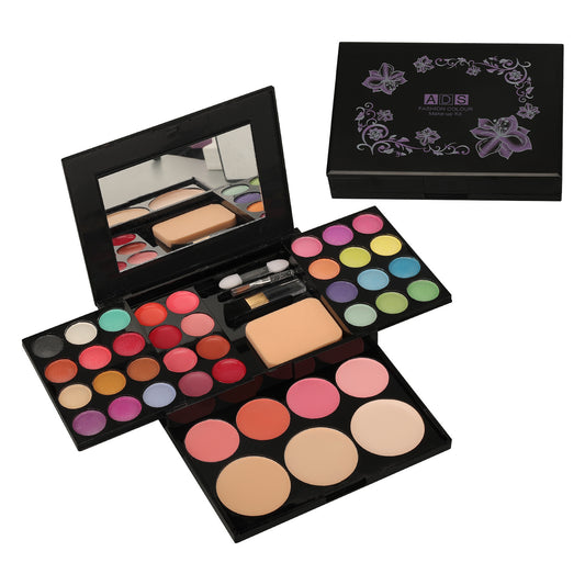 Make-up-Set für Damen, Komplettset, All-in-One-Geschenkset, Lidschattenpalette, natürliches, mattes Rouge, Bronzer, Concealer