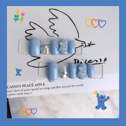 Aurora Bear False Nail Patch