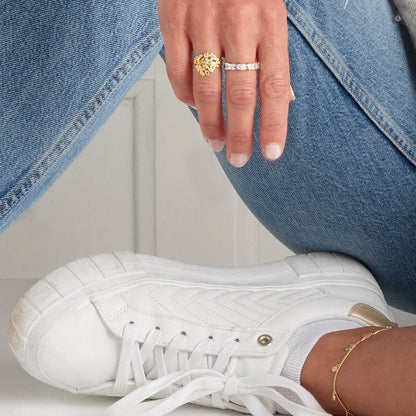 Forlænger for Bracelet/Ankle/Necklace Bracelet - Polished Gold Plated Sterling Silver