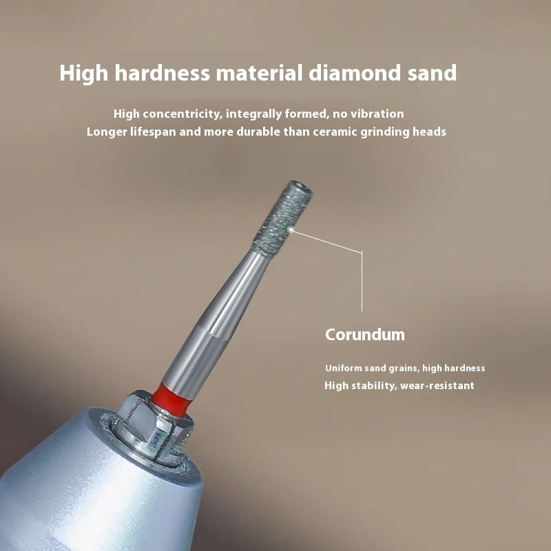 Vormontierter Polierkopf-Satz mit Diamantsand für die Maniküre