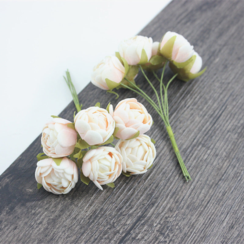 New Artificial Artificial Rose Buds Home Decoration Rose Bouquet Fake Flowers