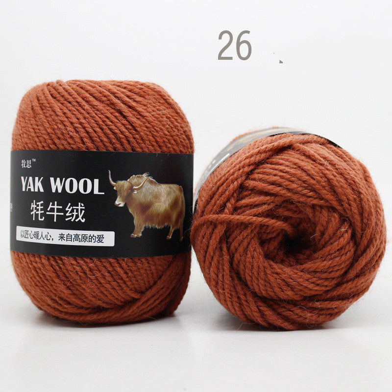 Cow Wool Yarn Scarf Thread Hat 245 Stick Needle Hand-knitted Medium Thick Coat