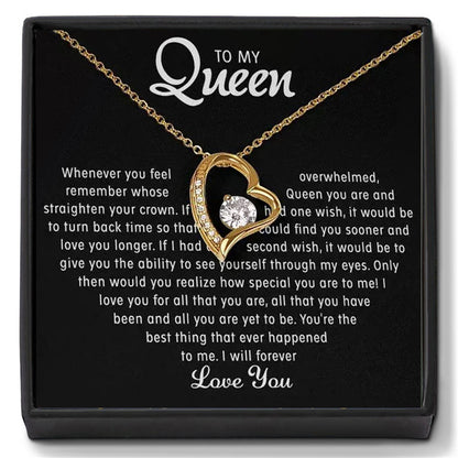 Hollow out heart-shaped necklace gift box for women