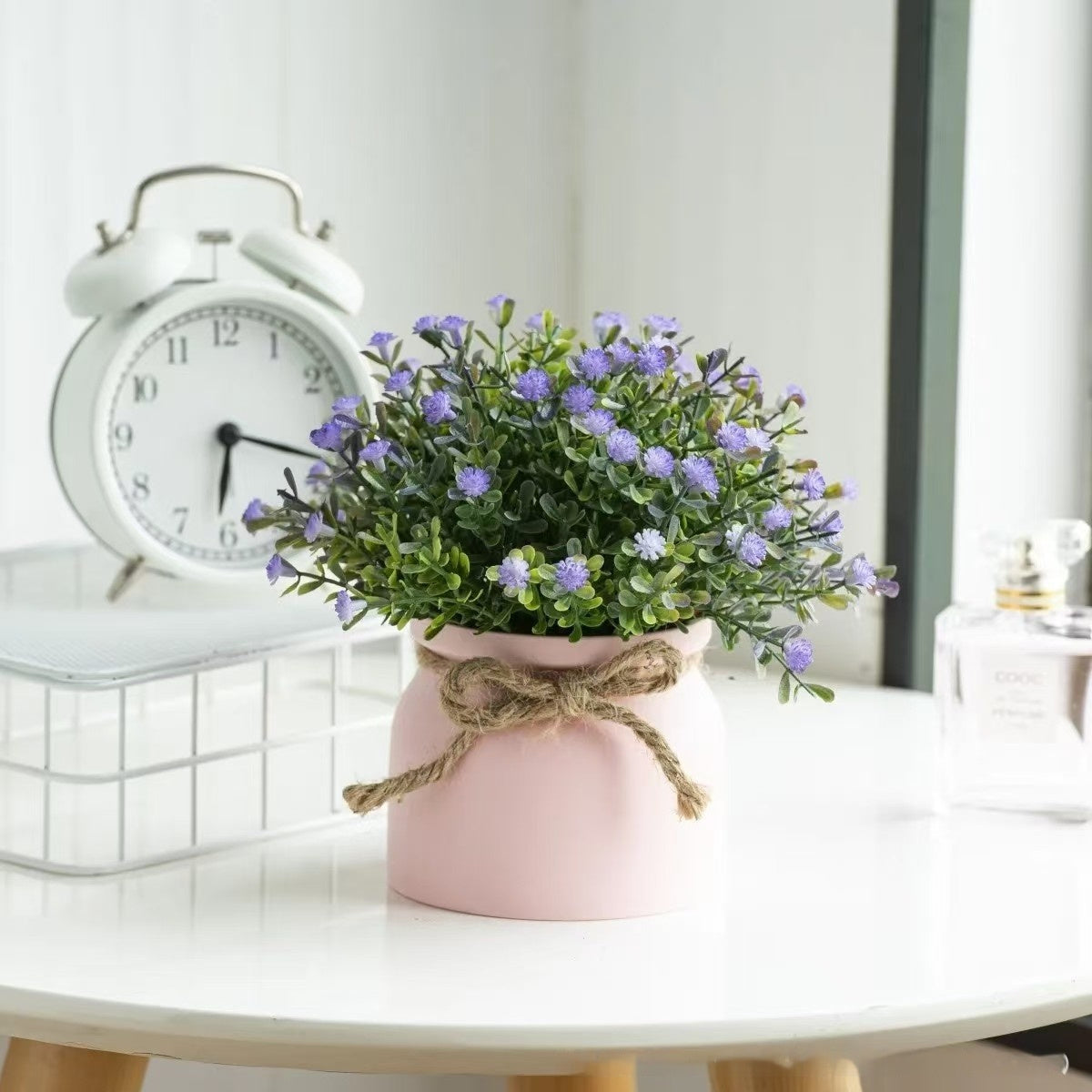 Kleine Bonsai-Ornamente für den Schreibtisch im Wohnzimmer, künstliche Blumen