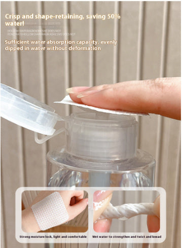 Schwammartiges Reinigungstuch für Maniküre