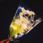Glowing And Illuminated Preserved Flowers Gypsophila Bouquet