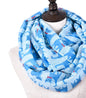 Cartoon cat print scarf cat Bali yarn scarf silk scarf art pattern to protect the heating square scarf