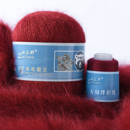 Langhaariges Nerzwollgarn