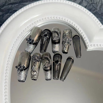 Abnehmbare, schwere Industrie, leichter Luxus, Zirkon, dünn und glitzernd, handgefertigt, Rüstung