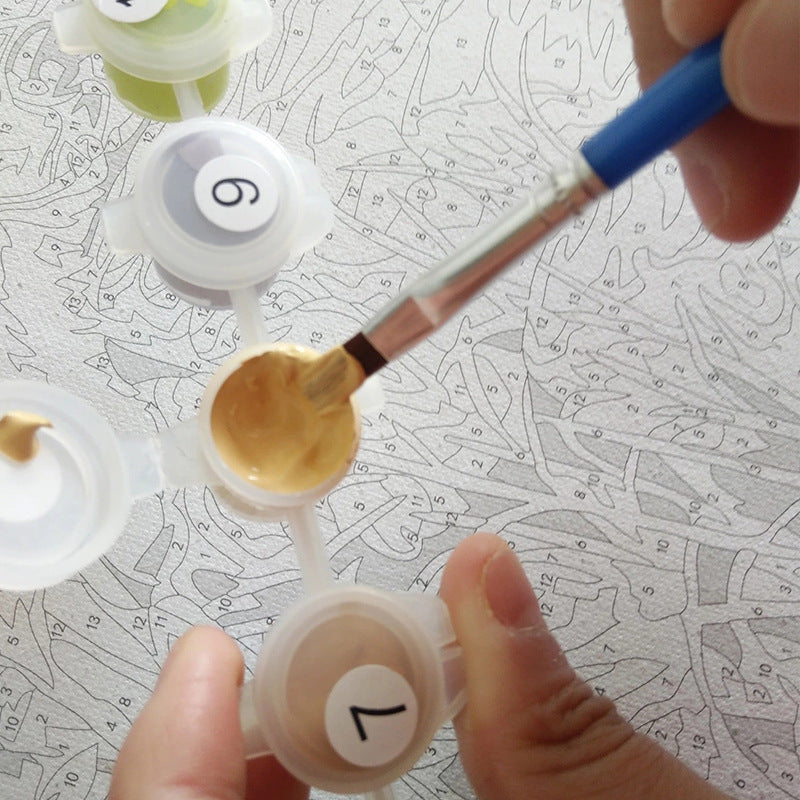 Blumen und Früchte – DIY-Digitalmalset