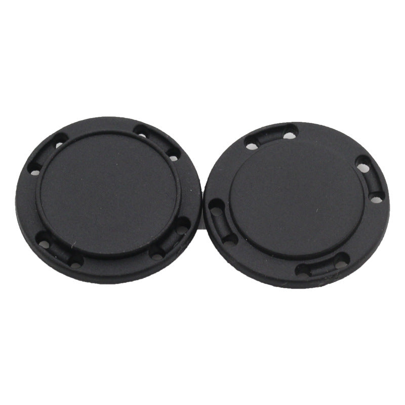 Handgenähte Knopfleiste mit Magnetverschluss 