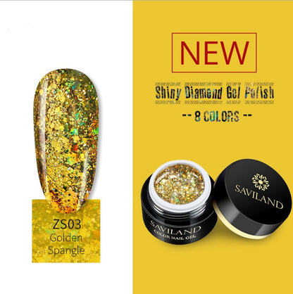 8 Farben leuchtender Diamantkleber