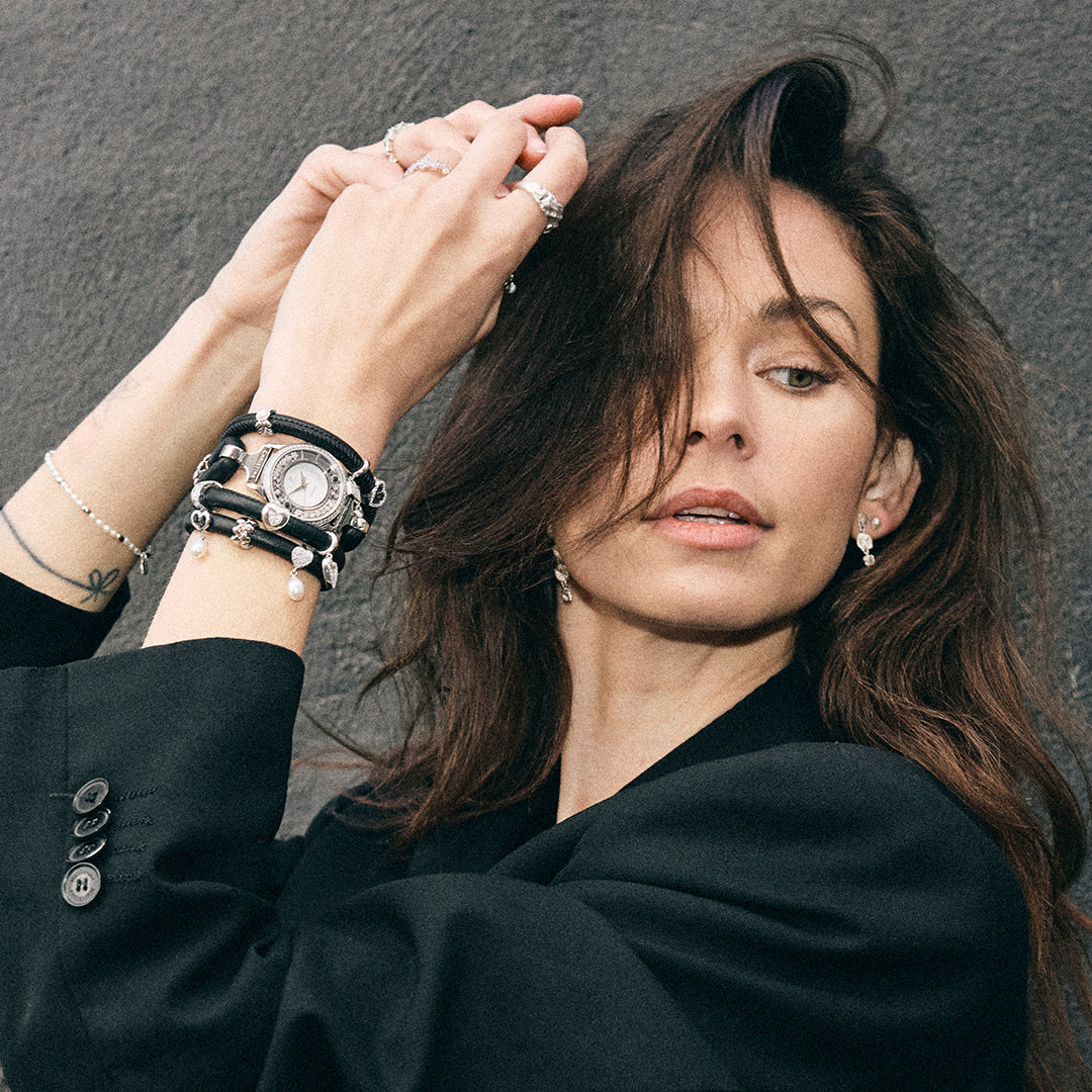 Antique Dangle Earring - Matte Sterling Silver