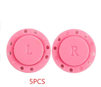 Handgenähte Knopfleiste mit Magnetverschluss 