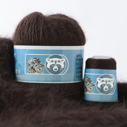 Langhaariges Nerzwollgarn