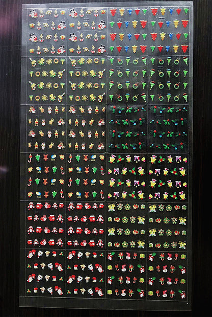 Schmaler 3D-Nagelaufkleber