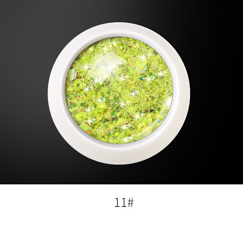 Nagelkunst Laser Symphony Dekorative Pailletten