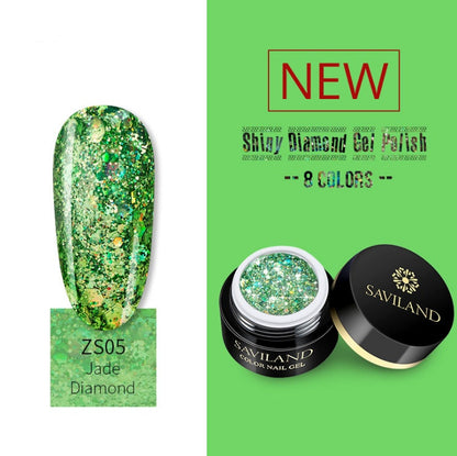 8 Farben leuchtender Diamantkleber