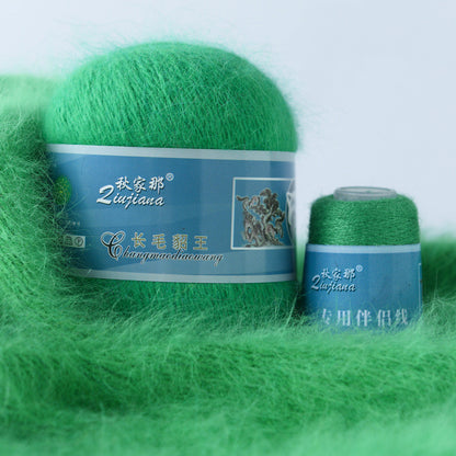 Langhaariges Nerzwollgarn