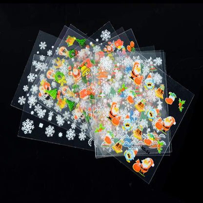 Schmaler 3D-Nagelaufkleber