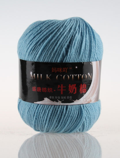 3-Strand Milk Cotton Wool DIY Doll Sweater Scarf Hat Cotton Yarn