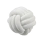 Knotted Plush Ball Design Round Throw Pillow