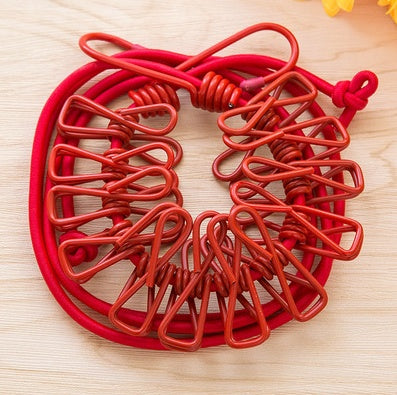 Outdoor travel business clothesline