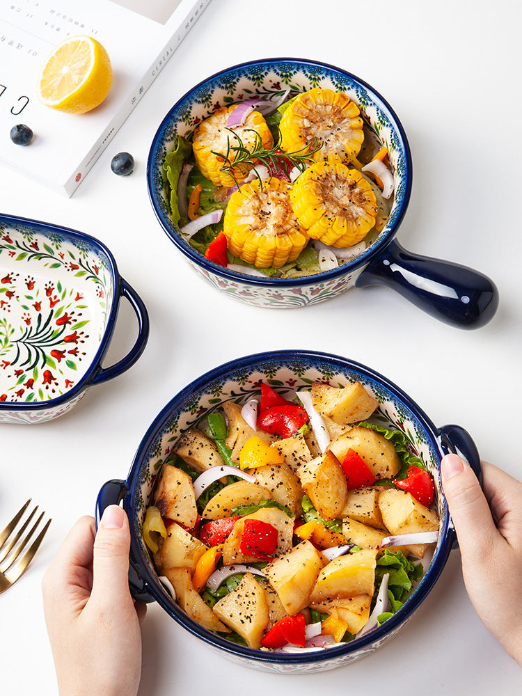 Ovale Fischbackform aus Glas