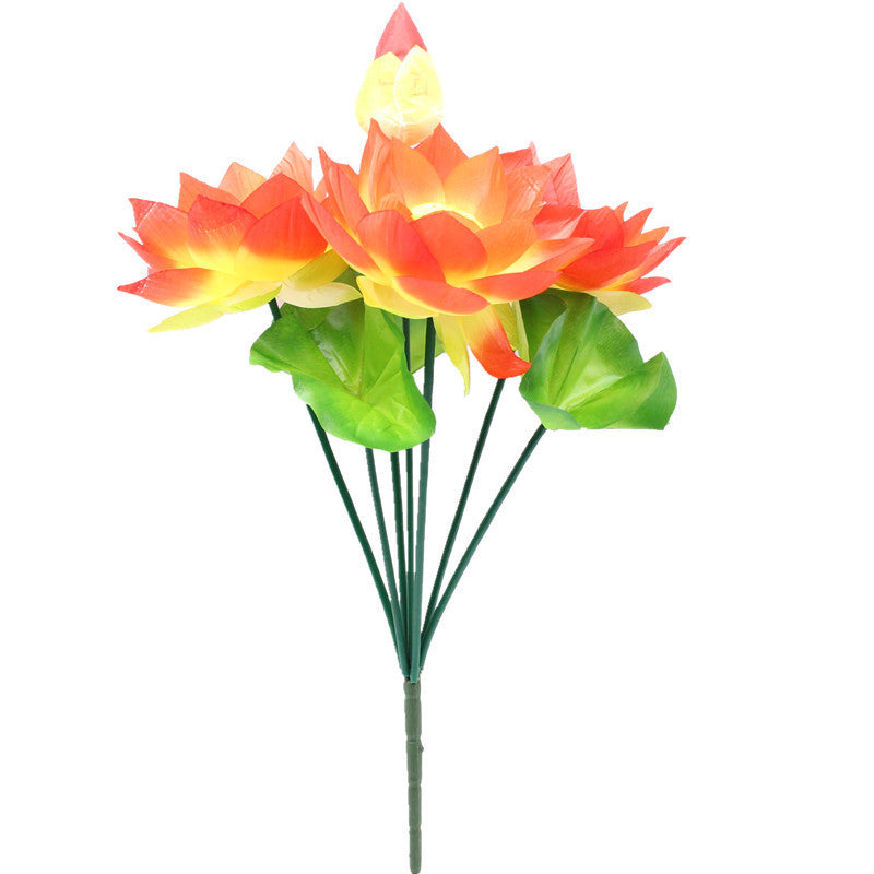 Künstliche Lotusblumen im chinesischen Stil – Dekoration für Wohnzimmer