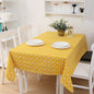 Rectangular Lattice Table Cover Coffee Table Restaurant Waterproof Tablecloth