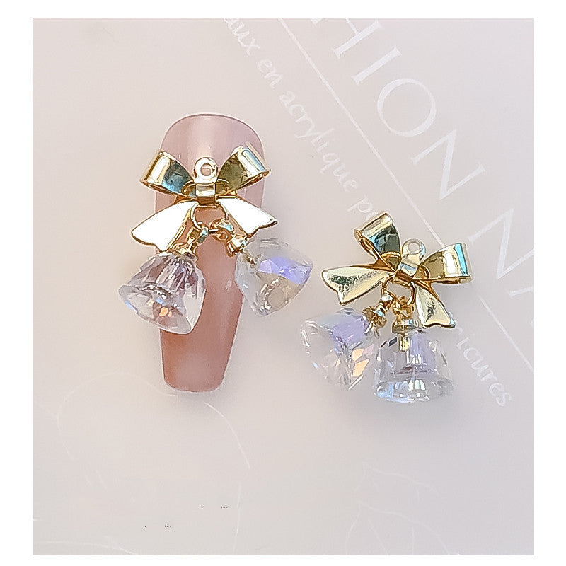 Transparent Symphony Bowknot Wind Chime Metal Decoration