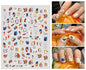 Summer Graffiti Ultra-thin Adhesive Nail Stickers