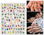 Summer Graffiti Ultra-thin Adhesive Nail Stickers